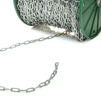 Stahlkette Langgliedrig Rundstahlkette Eisenkette Gliederkette Verzinkt C2 2mm