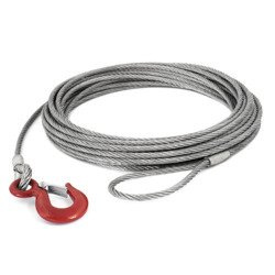 ANSCHLAGSEIL Forstseil Kranseil Hebeseil Schlaufe - Lasthaken 0,7T 700kg 8mm 5m