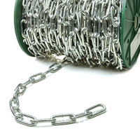 Stahlkette Langgliedrig Rundstahlkette Eisenkette Gliederkette Verzinkt C2 6mm
