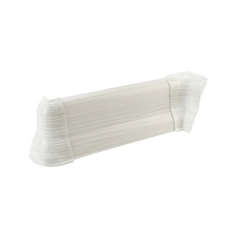 2m Fussleiste 62mm KIEFERWEISS Fußleiste Leiste Sockelleiste Laminatleiste Bodenleiste PVC + Montagematerial GRATIS
