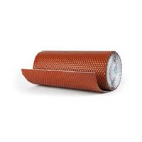 Kaminanschlussband Wandanschlussband Dachanschlussband 3D Struktur ALU Dachrolle ZIEGELROT