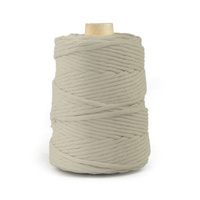 Baumwolle Baumwollgarn Makramee Garn 3mm 100m - 200m SAND