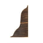 52mm Endstück Rechts EICHE KAFFE 1 Stk.