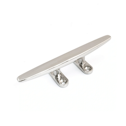 Edelstahl Belegklampe FLACH Mit 4 Bohrungen 100mm - 250mm