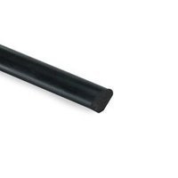 Viertelstab Winkelprofil Winkel PVC 18x18mm 2.5m SCHWARZ