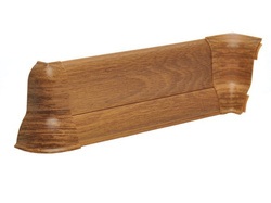 2m Fussleiste 62mm EICHE VINTAGE Fußleiste Leiste Sockelleiste Laminatleiste Bodenleiste PVC + Montagematerial GRATIS