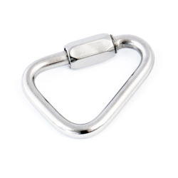 Schraubverbinder DELTA Schraubglied Edelstahl Kettenverbinder Kettennotglied V4A 6mm