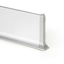 2m Fussleiste aus Aluminium 59mm