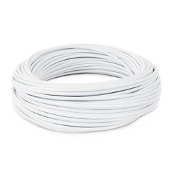 Drahtseil Edelstahl WEISS PVC Stahlseil V4A Edelstahlseil 3/5mm