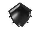 15mm Innenecke SCHWARZ MATT 1 Stk.