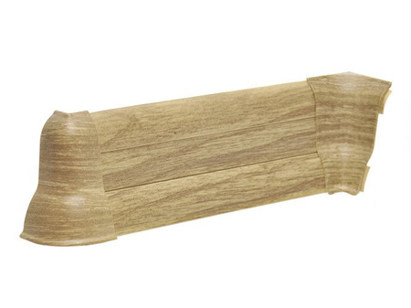 2m Fussleiste 62mm EICHE NOSTALGIE Fußleiste Leiste Sockelleiste Laminatleiste Bodenleiste PVC + Montagematerial GRATIS