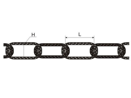 Zierkette Vierkant 4mm 20m