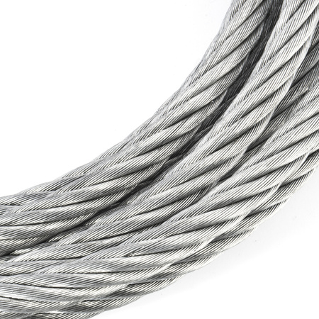 DRAHTSEIL Verzinkt Drahtseile Stahlseil Stahlseile Draht 10mm 6x12 +7FE