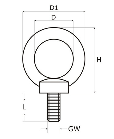 Ringsmutter Ringschrauben Edelstahl M10