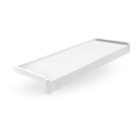 Fensterbank Aluminium Fensterbrett Aussen Alu Breite 27,5cm RAL 9016 WEISS