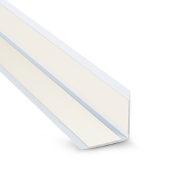 Selbstklebender PVC-Winkel für Außenecken 25×25mm Weiß 2m